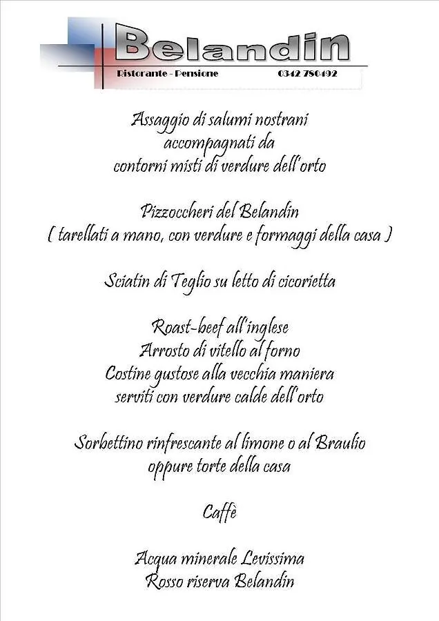 Belandin Ristorante Hotel 泰廖